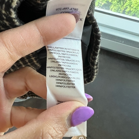 Rails Two-Tone Wool Blend Blazer in M - Picture 6 of 6